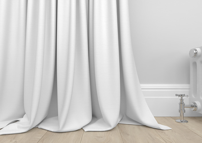 Faux Silk, White - Made to Measure Curtains - Image 6